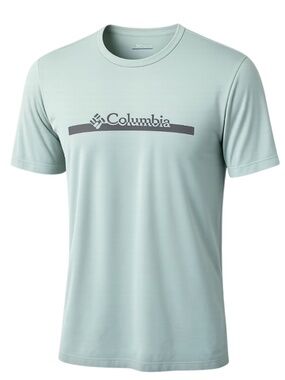 Columbia Omni-Shade Mint Green Performance T-Shirt Men's Small